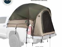LD TACT - Bed Tent Mid Size 5.0-5.2 Foot, Tan Body and Green Rainfly Overland Vehicle Systems
