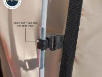 LD TACT - Bed Tent Mid Size 5.0-5.2 Foot, Tan Body and Green Rainfly Overland Vehicle Systems