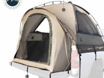 LD TACT - Bed Tent Mid Size 5.0-5.2 Foot, Tan Body and Green Rainfly Overland Vehicle Systems