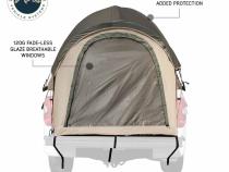 LD TACT - Bed Tent Full Size 5.5-5.8 Foot, Tan Body and Green Rainfly Overland Vehicle Systems