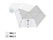 Shop Overland Vehicle Systems Freestanding Driver Side Nomadic 270 LT Awning Wall 1 Overland Vehicle Systems