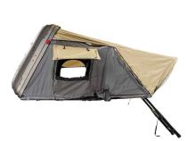 HD Bundu 2 - Hard Shell Roof Top Tent, 2 Person, Grey Body and Black Rainfly Overland Vehicle Systems