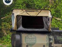 HD Bundu 2 - Hard Shell Roof Top Tent, 2 Person, Grey Body and Black Rainfly Overland Vehicle Systems
