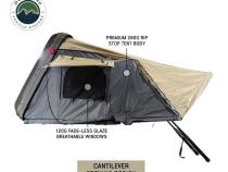 HD Bundu 4 - Hard Shell Roof Top Tent, 4 Person, Grey Body and Black Rainfly Overland Vehicle Systems