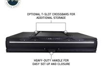 XD Everest 2 - Cantilever Aluminum Roof Top Tent, 2 Person, Grey Body and Black Rainfly Overland Vehicle Systems