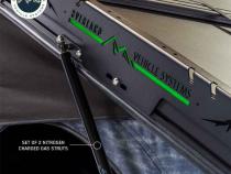 XD Lohtse - Clamshell Aluminum Roof Top Tent, 2 Person, Grey Body and Black Rainfly Overland Vehicle Systems