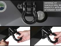 Recovery Shackle 19019901 3/4 4.75 Ton Black Overland Vehicle Systems
