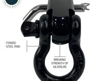 Receiver Hitch D-Ring Receiver Mount Recovery Shackle Overland Vehicle Systems
