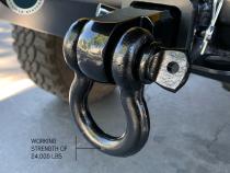 Receiver Hitch D-Ring Receiver Mount Recovery Shackle Overland Vehicle Systems