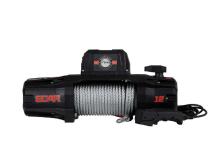 SCAR 12 - 12,000 lb. Winch With Steel Cable and Wireless Remote Overland Vehicle Systems