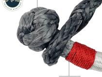Soft Shackle Recovery 41,000 lb. With Loop &amp;amp; Abrasive Sleeve Overland Vehicle Systems