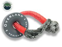 Recovery Snatch Ring 4.00 41,000 lb. Gray With Storage Bag Overland Vehicle Systems