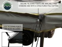 Nomadic Awning 270 Degree - Passenger Side Dark Gray Awning Overland Vehicle Systems