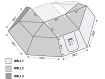 Nomadic Awning 270 Awning with Walls Passenger Overland Vehicle Systems