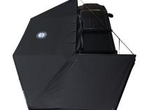 XD Nomadic 270 - Awning W/Lights and Black Out , Driver Side, Black Body, Black Trim and Black Travel Cover Overland Vehicle Systems
