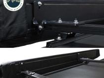 XD Nomadic 270 - Awning, Lights, Black Out, Wall Kit, Driver Side, Black Body, Black Trim and Black Travel Cover Overland Vehicle Systems