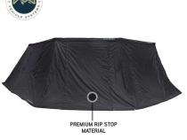XD Nomadic 270 - Awning, Lights, Black Out, Wall Kit, Passenger Side, Black Body, Black Trim and Black Travel Cover Overland Vehicle Systems