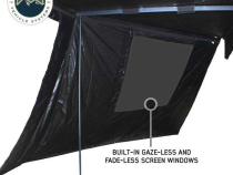 XD Nomadic 270 - Awning, Lights, Black Out, Wall Kit, Passenger Side, Black Body, Black Trim and Black Travel Cover Overland Vehicle Systems