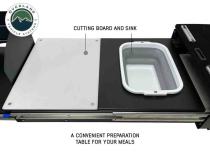 Cargo Box Kitchen With Slide Out Sink, Cooking Shelve and Slide Out Work Station Overland Vehicle Systems