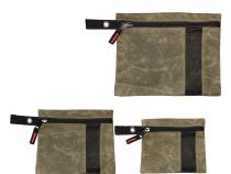 Waxed Canvas - Small Size Utility Bags with Pockets Overland Vehicle Systems