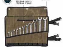 Small Wrench Tool Roll (12 Slot) Number 16 Waxed Canvas Overland Vehicle Systems