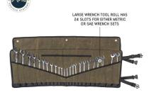 Small Wrench Tool Roll (12 Slot) Number 16 Waxed Canvas Overland Vehicle Systems