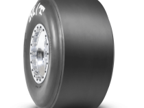 ET Drag 13.0 Inch 24.5/9.0-13 Painted White Letter Racing Bias Tire Mickey Thompson