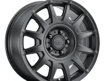 Aluminum Wheels 17x8 Aero 401B Satin Black Multi Spoke 40 Offset 5 on 100 Bolt Pattern 72.62 Bore Raceline