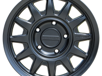 Aluminum Wheels 17x8 Aero 401B Satin Black Multi Spoke 40 Offset 5 on 100 Bolt Pattern 72.62 Bore Raceline
