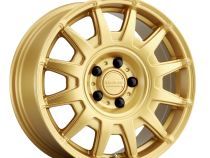Aluminum Wheels 17x8 Aero 401GD Gold Multi Spoke 40 Offset 5 on 100 Bolt Pattern 72.62 Bore Raceline