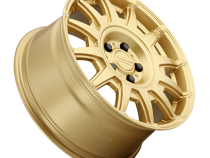 Aluminum Wheels 17x8 Aero 401GD Gold Multi Spoke 40 Offset 5 on 100 Bolt Pattern 72.62 Bore Raceline