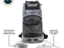 Portable Camp Shower - 23 QT, Nozzle &amp;amp; Accessories Overland Vehicle Systems