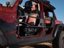 Jeep Tube Doors HighRock 4x4 Element Doors For Jeep 2020-2024 Gladiator Front Matte Black Bestop
