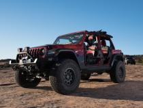 Jeep Tube Doors HighRock 4x4 Element Doors For Jeep 2020-2024 Gladiator Front Matte Black Bestop