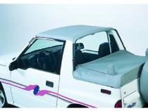 GEO Tracker/Suzuki Sidekick Bikini Top Strapless Standard Targa Style Bikini Top For Geo/Suzuki 1995-1998 Tracker/Sidekick Black Denim Bestop