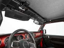 Jeep Bikini Top Header Safari Bikini Tops For Jeep 2024-Current Wrangler JL 4 Door Black Diamond Fabric Bestop