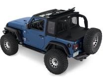 Jeep Wrangler Halftop Soft Tops For Jeep 2018-2023 Wrangler JL 2 Door Black Diamond Bestop