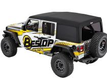 Supertop Ultra Squareback Soft Top For Jeep 2018-Current Wrangler JL 4 Door Black Bestop