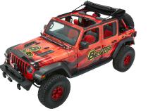 Trektop Ultra Slantback Soft Top For Jeep 2018-Current Wrangler JL 4 Door Black Bestop