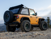 Jeep Wrangler Trektop Glide Slantback Soft Tops For Jeep 2018-Current Wrangler JL 2 Door Black Diamond Bestop