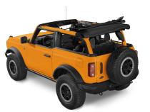 Trektop Slantback Soft Top For Ford 2021-2024 Bronco 2 Door No Raptor Black Diamond Preminum Fabric Bestop