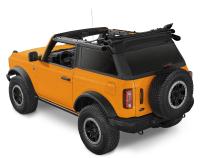 Trektop Slantback Soft Top For Ford 2021-2024 Bronco 2 Door No Raptor Black Diamond Preminum Fabric Bestop