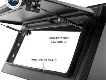 Expedition Truck Cap W/Full Wing Doors, Front and Rear Windows and 3rd Brake Light 23-24 Ford F250/350 6.8 Foot Bed Overland Vehicle Systems