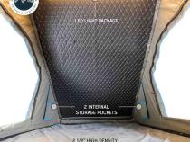 MagPak Camper W/Tent, Lights, Rear Molle Panel, Side Tie Downs, Front and Rear Windows 16-24 Toyota Tacoma 5 Foot Bed Overland Vehicle Systems