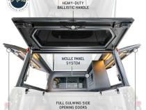 MagPak Camper W/Tent, Lights, Rear Molle Panel, Side Tie Downs, Front and Rear Windows 19-24 Jeep Galdiator 5 Foot Bed Overland Vehicle Systems