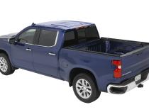 Supertop Truck Bed Cap 2 For Chevy/GMC 2019-2024 Silverado/Sierra 1500 Exc 19 Classic 6.5 Foot Black Diamond PVC Coated Sailcloth No Drill Bestop
