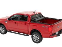 Supertop Truck Bed Cap 2 For Ford 2019-2024 Ranger 5.0 Foot Black Diamond PVC Coated Sailcloth No Drill Bestop