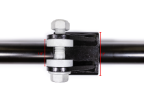 07-24 Jeep Wrangler/Gladiator JK/JL/JT Yeti XD Double Shear Hydro Assist 6-Bolt Tie Rod Clamp 1-5/8 Inch Steer Smarts