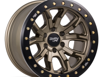 Dirty Life Race Wheels DT-1 9303 Satin Gold W/Simulated Beadlock Ring 17X9 5-127 -38Mm 78.1Mm