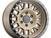 Aluminum Wheels 16x8 Ryno 951BZ Textured Bronze Gold 0 Offset 5 on 114.3 Bolt Pattern 72.62 Bore Raceline